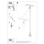 Montageanleitung für Sollux Lighting Hängeleuchte Diego 1 Grau, Lampen & Leuchten.