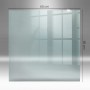 Tulup Glasplatte für Kamin Glasplatte unter Kamin Transparent Quadrat 60x60 cm Funkenschutzplatte Glas Transparent Kamin Glasbodenplatte Transparent_6