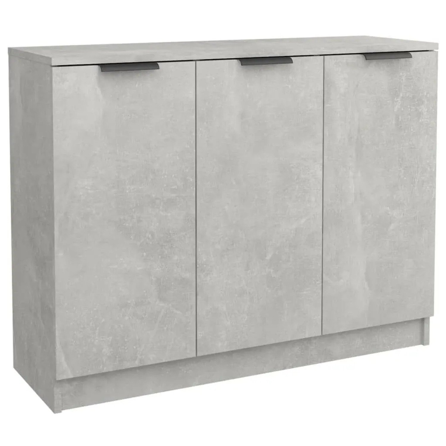 vidaXL Sideboard Betongrau 90,5x30x70 cm Holzwerkstoff 811191 günstig online kaufen