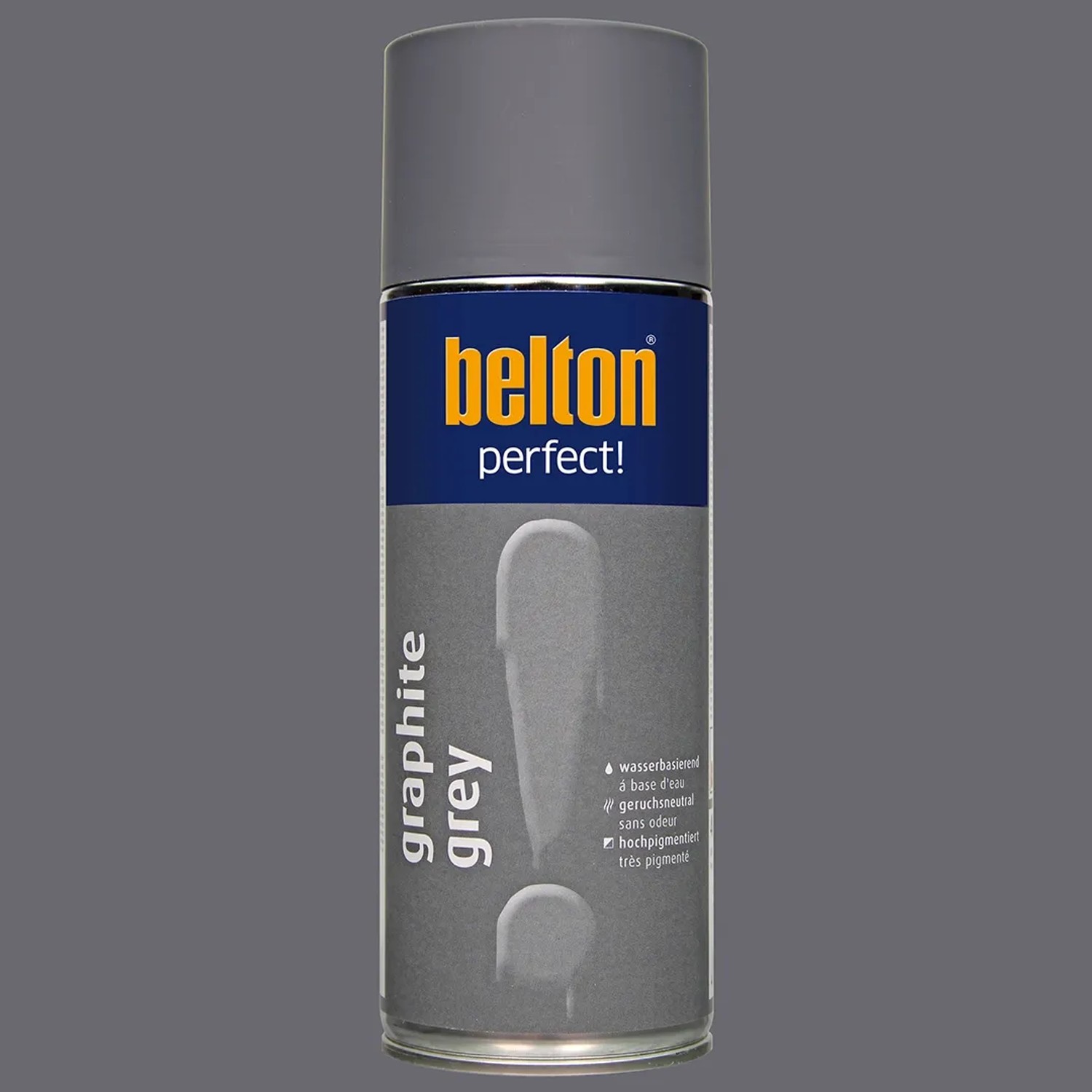 belton Buntlack Perfect Graphite Grey, seidenmatt, 400ml Dose.