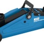 Blauer Güde Rangierwagenheber GRH 2/330L mit 2 t Hubkraft und Lenkrollen für Werkstatt und Garage.