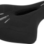 Schwarzer Fischer Fahrradsattel MTB mit Memory Foam für hohen Komfort.