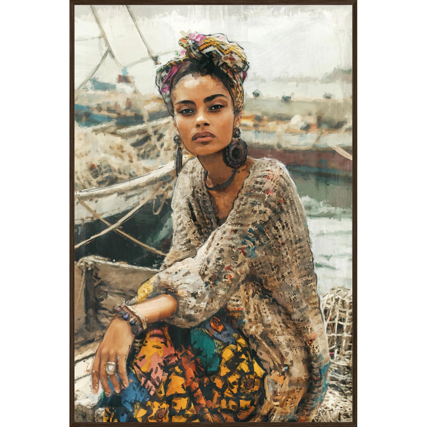 Premium Living Keilrahmenbild Denise Small Multicolor