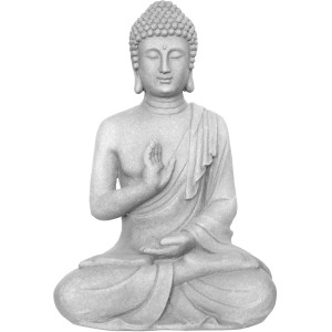Beruhigende Buddha Deko-Figur (40 cm) für den Garten.
