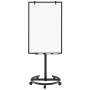 Mobiles Costway Flipchart Whiteboard, 100x65 cm, mit schwarzem Ständer und Rollen.