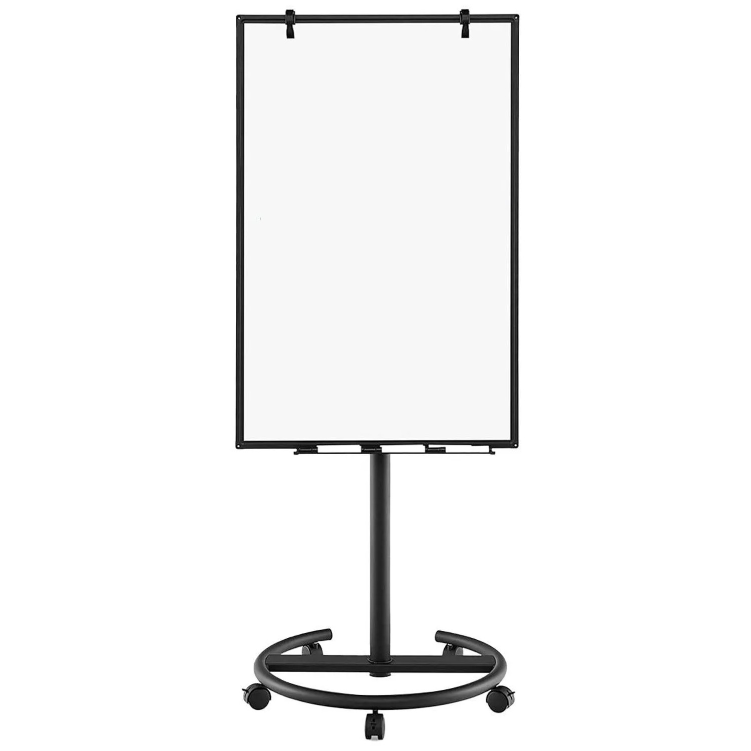 Costway Flipchart Ständer Mobiles Whiteboard Schwarz 100 x 65 cm