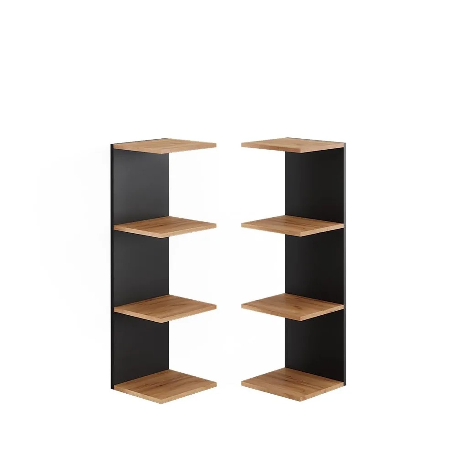 Vicco Wandregal Paolo Anthrazit 30 x 95 2er Set Art Nr 52089