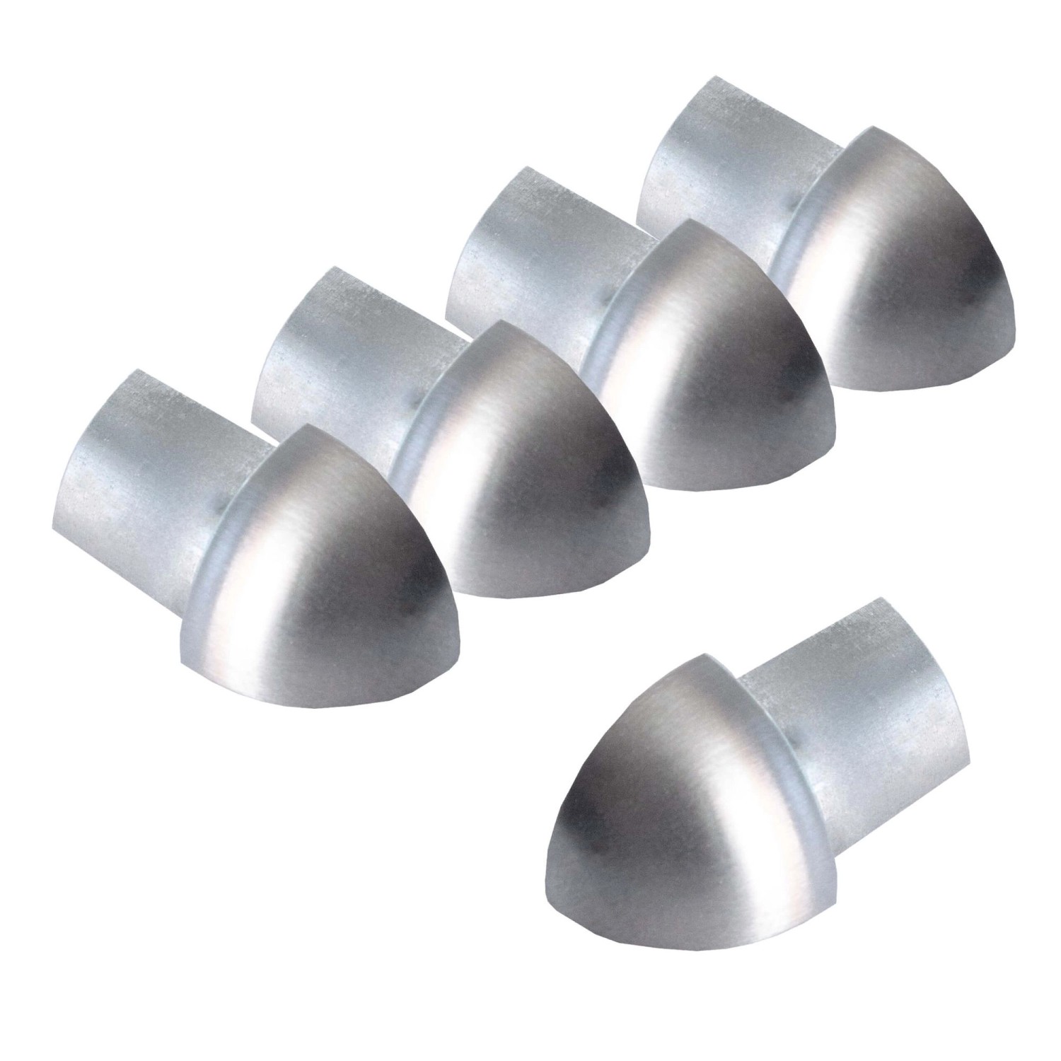 Dalsys Außeneck Fliesenschiene Viertelkreis 5x 8mm Edelstahl Gebürstet günstig online kaufen
