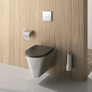 Delabie WC-Papierhalter Edelstahl 1.4301 hochglanzpoliert.