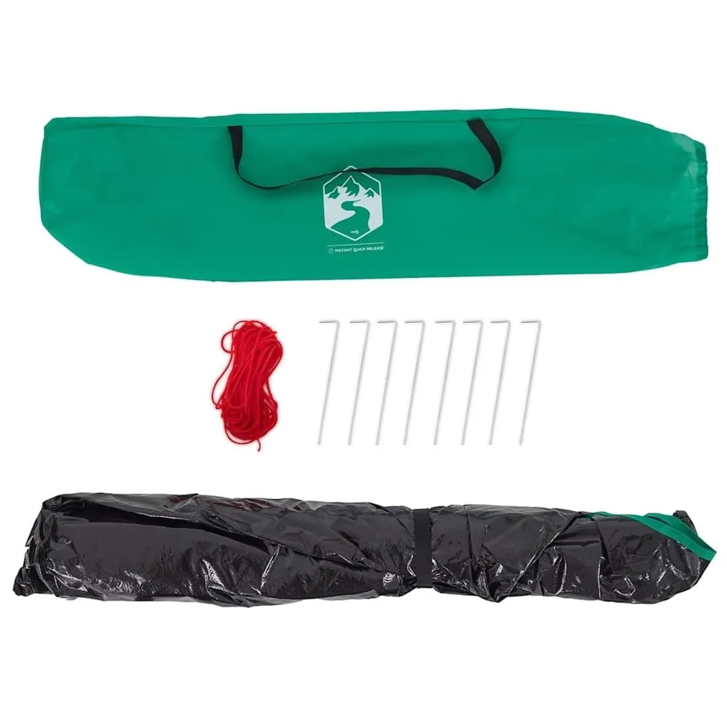 vidaXL Strandzelt 2 Personen Seegrün Quick Release Wasserdicht 4005303_10