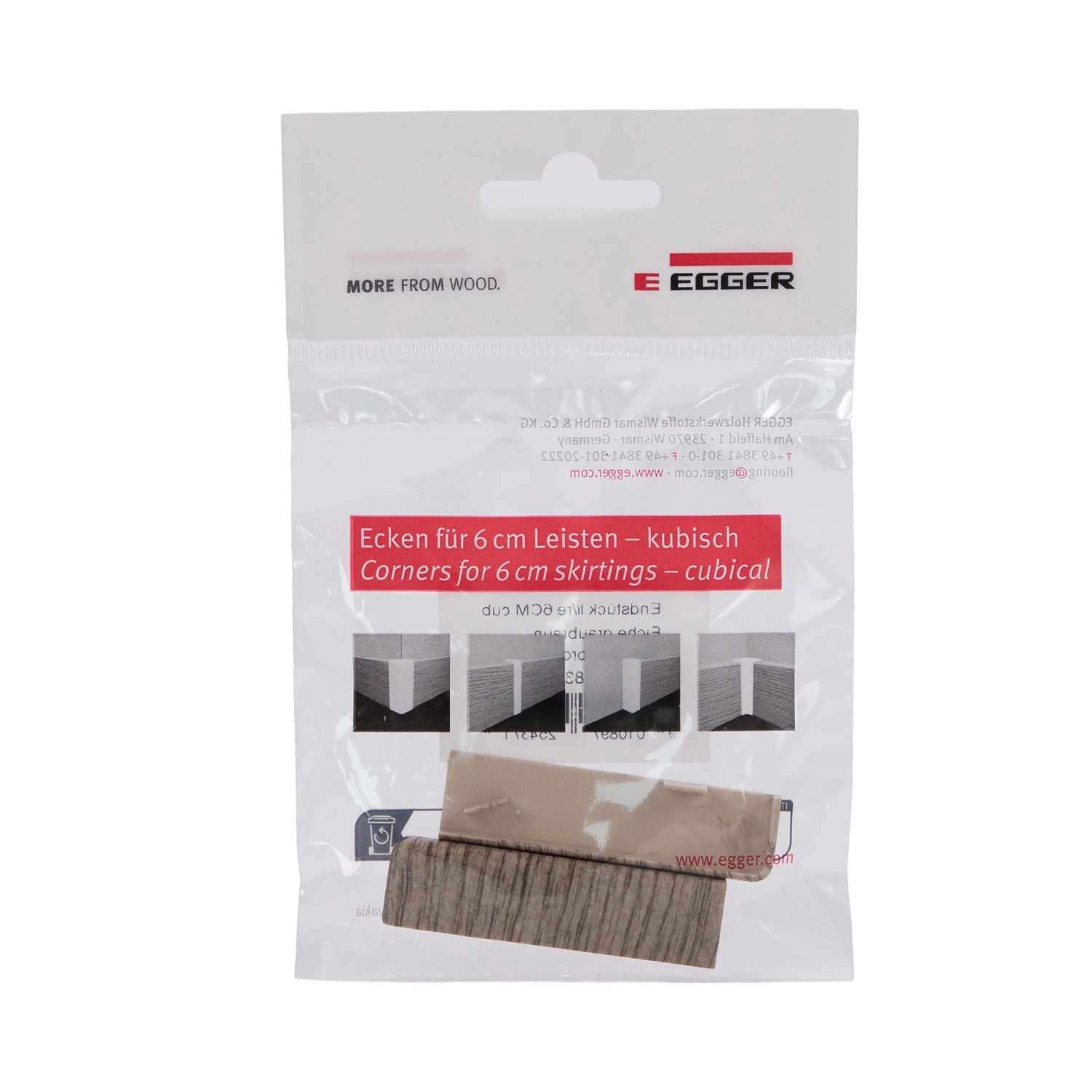 Egger Endstück 6 cm Eiche Graubraun 2 Stück günstig online kaufen