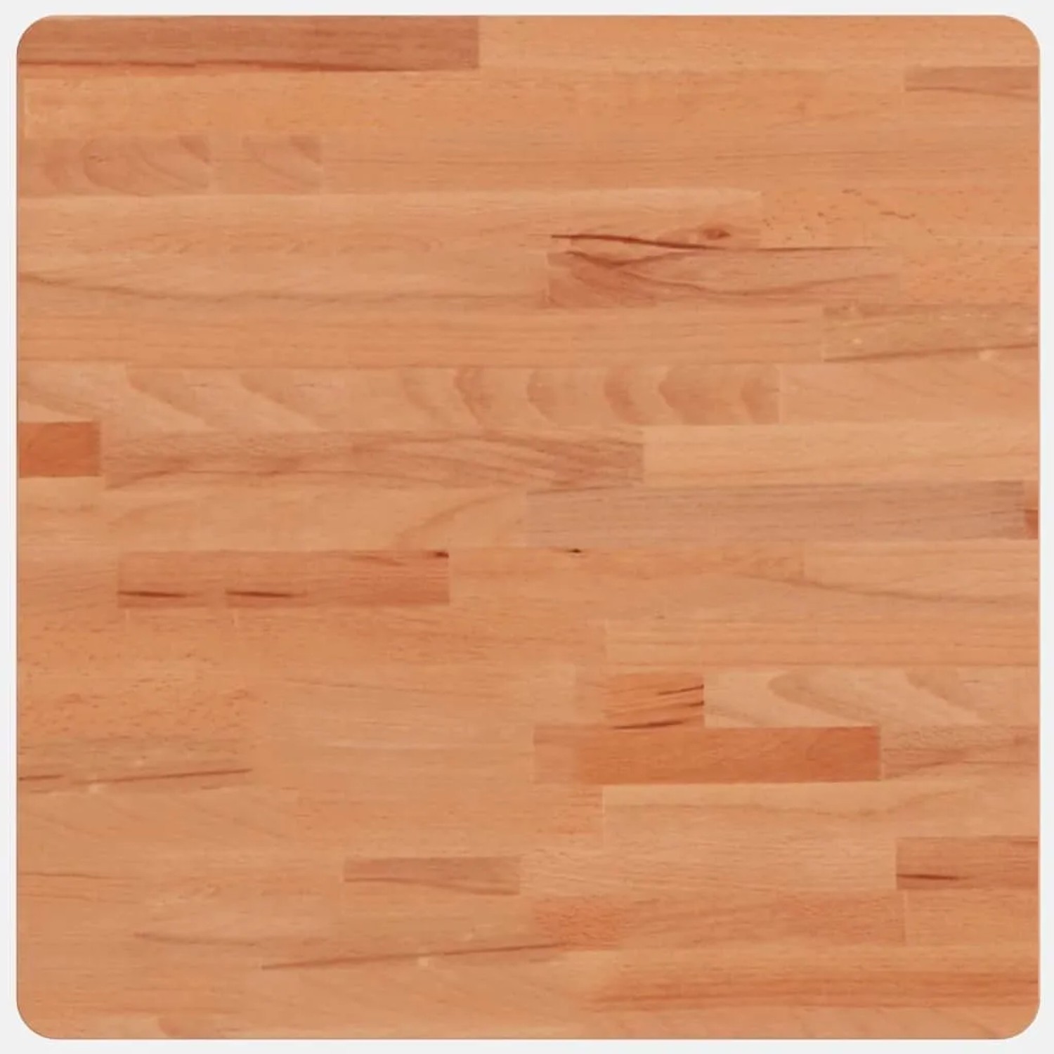 vidaXL Tischplatte 50x50x1,5 cm Quadratisch Massivholz Buche 355967