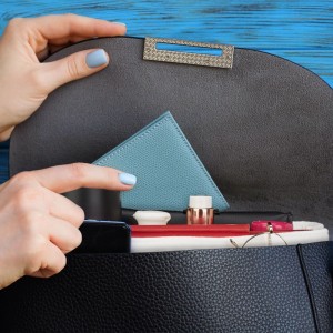 Relaxdays Taschenorganizer Filz Weiß Mit Fächern 16,5 cm x 29 cm x 20 cm 0,29 kg