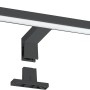 Schwarze LED Badspiegelleuchte, 30cm, 5W, 350lm, 6500K, IP44. Spiegellampe für Bad.