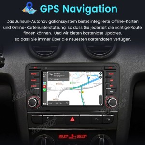 Junsun Autoradio Für Audi A3 S3 8P RS3 2003-2012