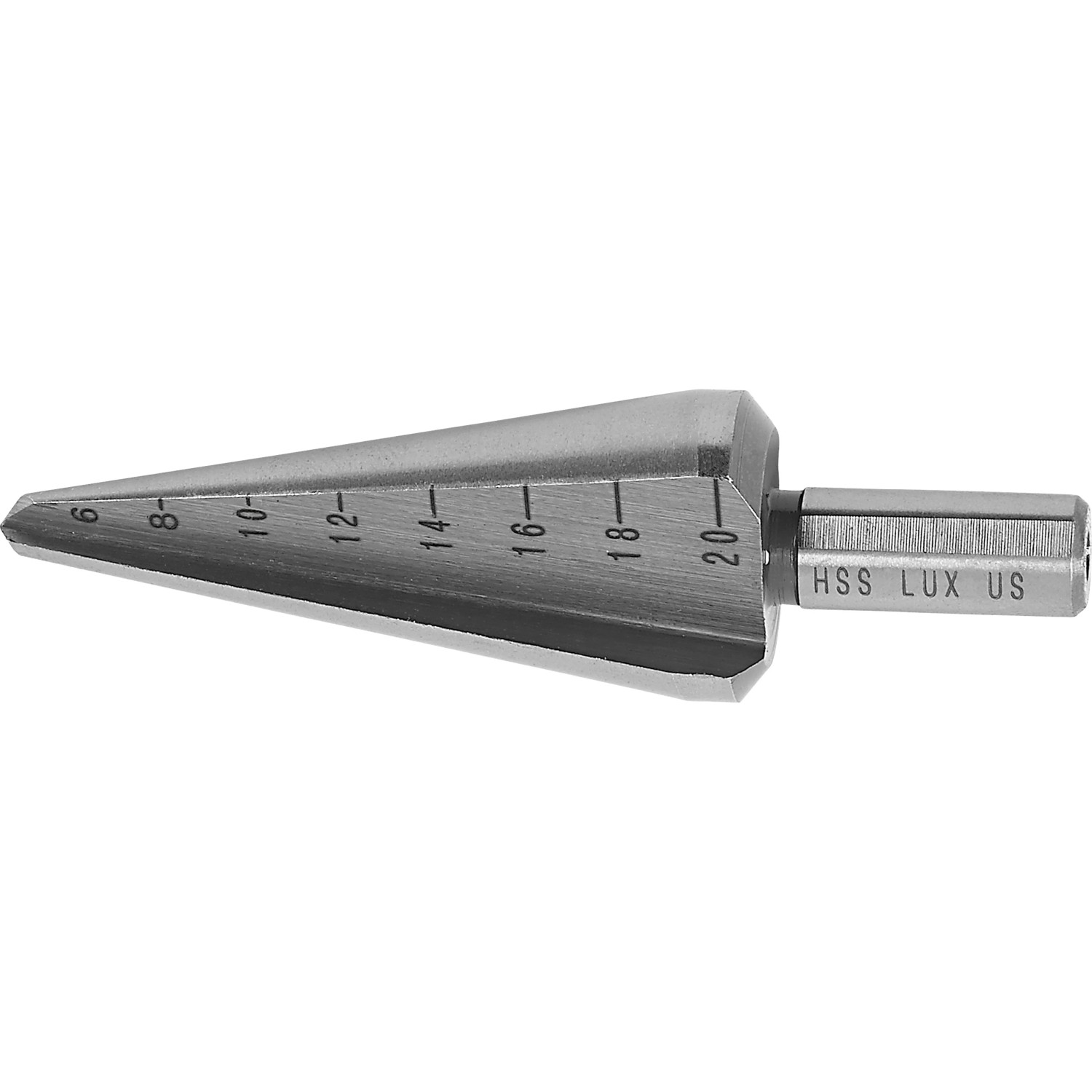 Produktbild von Exact Blechschälbohrer Gr. 2 – HSS TiAlN-beschichtet – 4-20mm, Für Bleche & Rohre Gratfrei