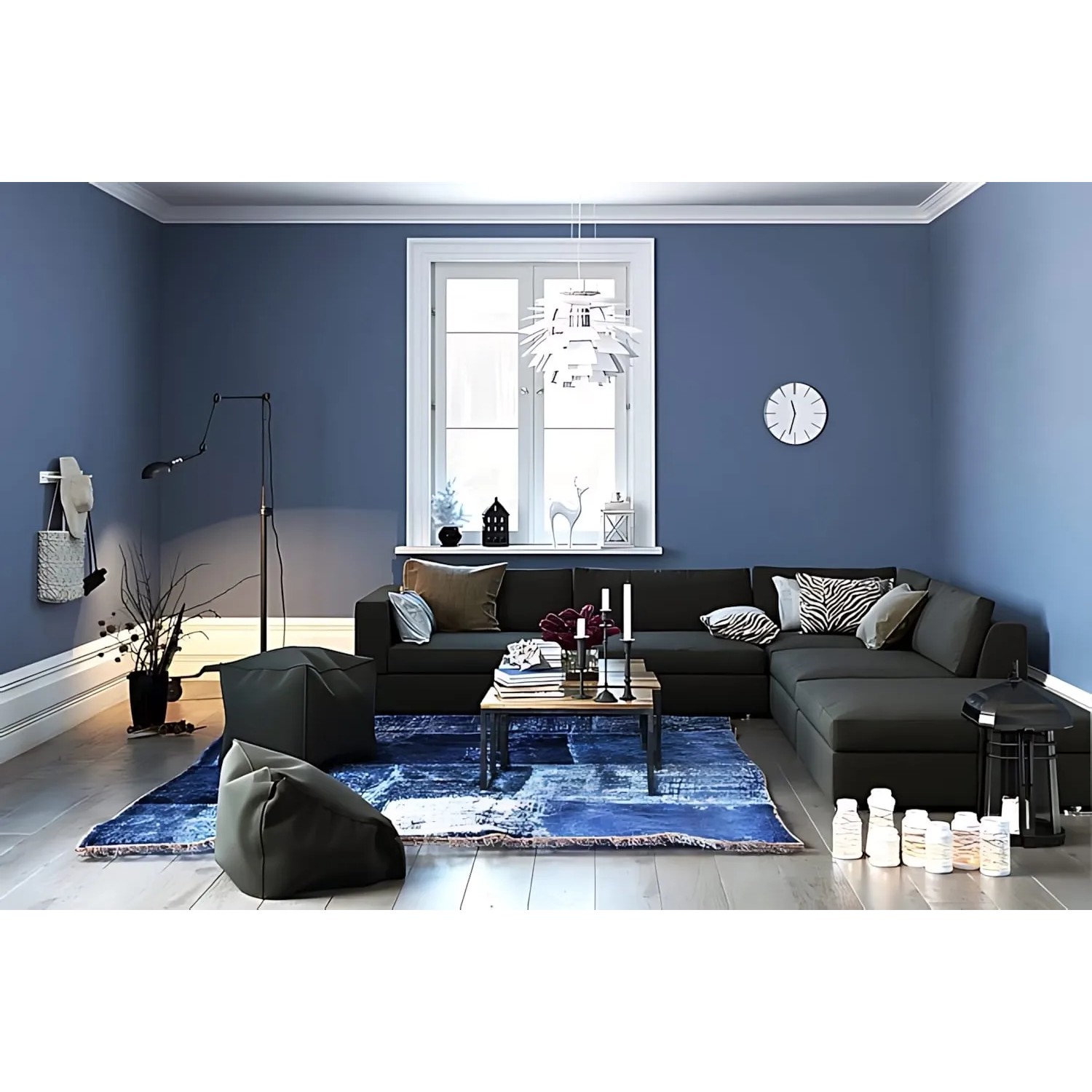 PROFHOME Renoviervlies 150g, glatte, weiße Vliestapete (6 Rollen, 112,5 m²).