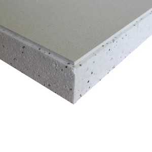 EPS Dachboden-Dämmplatte, 120mm stark, mit Gipsfaser-Deckschicht für Wärmedämmung.