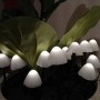 Marelida LED Solar Lichterkette Mini Pilze 10 Gartenstecker Für Garten 8 Funkt Sensor_7