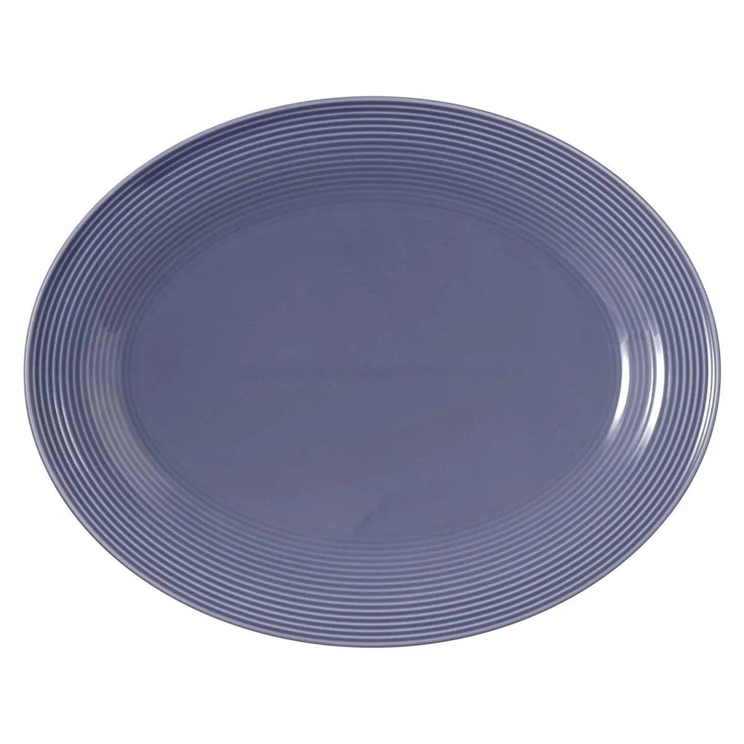 Seltmann Weiden Beat Color Glaze Servierplatte Oval 35 x 28 cm Fliederblau