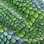 Bestway Schwimmtier Krokodil, grünes aufblasbares Wasserspielzeug mit Krokodilmuster.