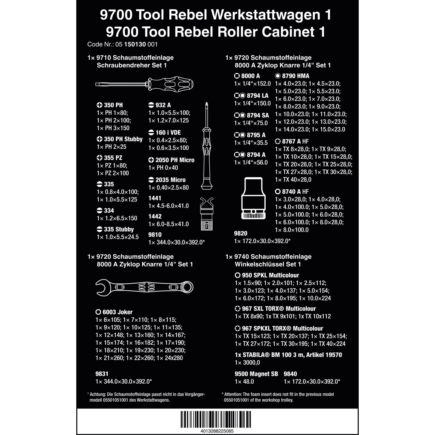 Wera Werkstattwagen 9700 Tool Rebel 78-teilig_2