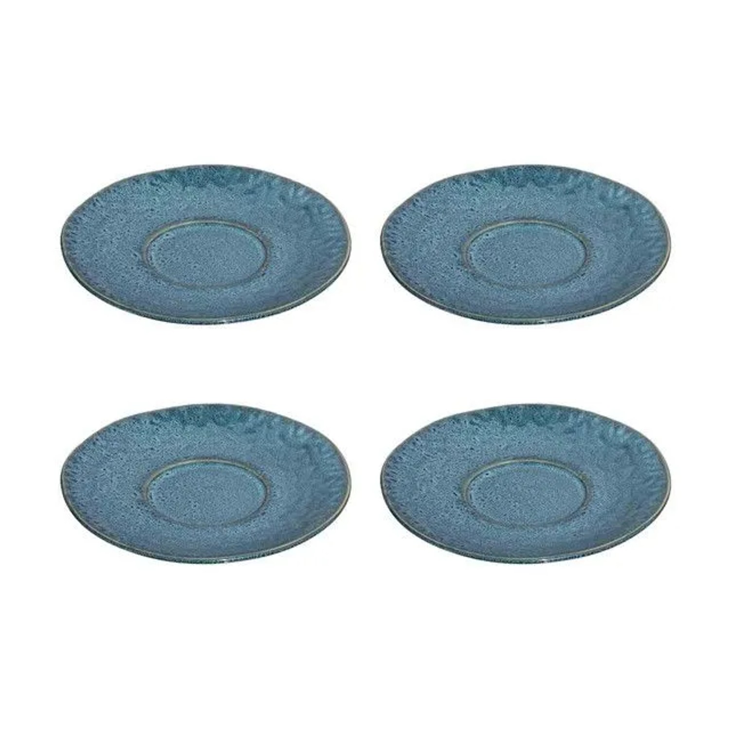 Leonardo Matera Kaffeeuntertassen 15 cm 4er Set Blau