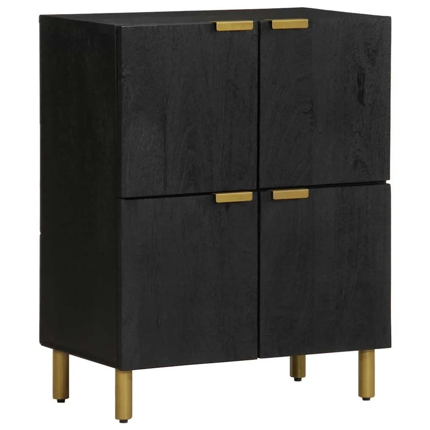 vidaXL Sideboard Schwarz 60x33x75 cm Holzwerkstoff 4017674