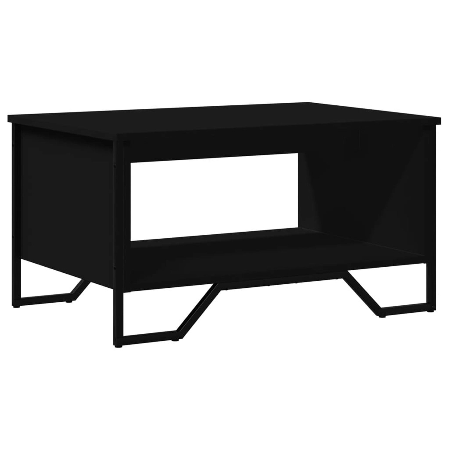 vidaXL Couchtisch Schwarz 75x51x40 cm Holzwerkstoff günstig online kaufen