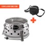 Petromax Atago Gasgrill-Set GG28-TA, 2-teilig, Edelstahl, mit Transporttasche.