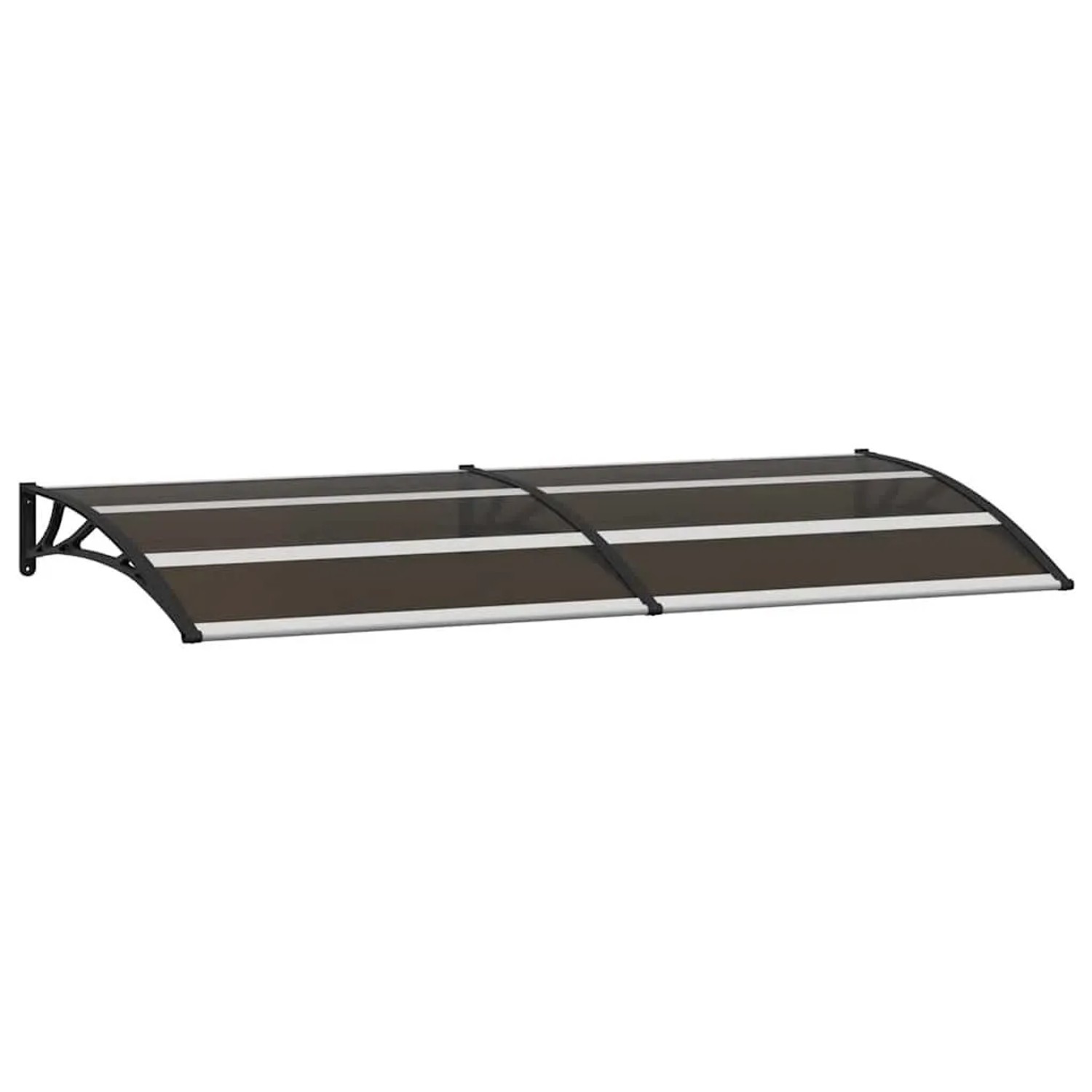 vidaXL Vordach Schwarz 200x75 cm PC 144825