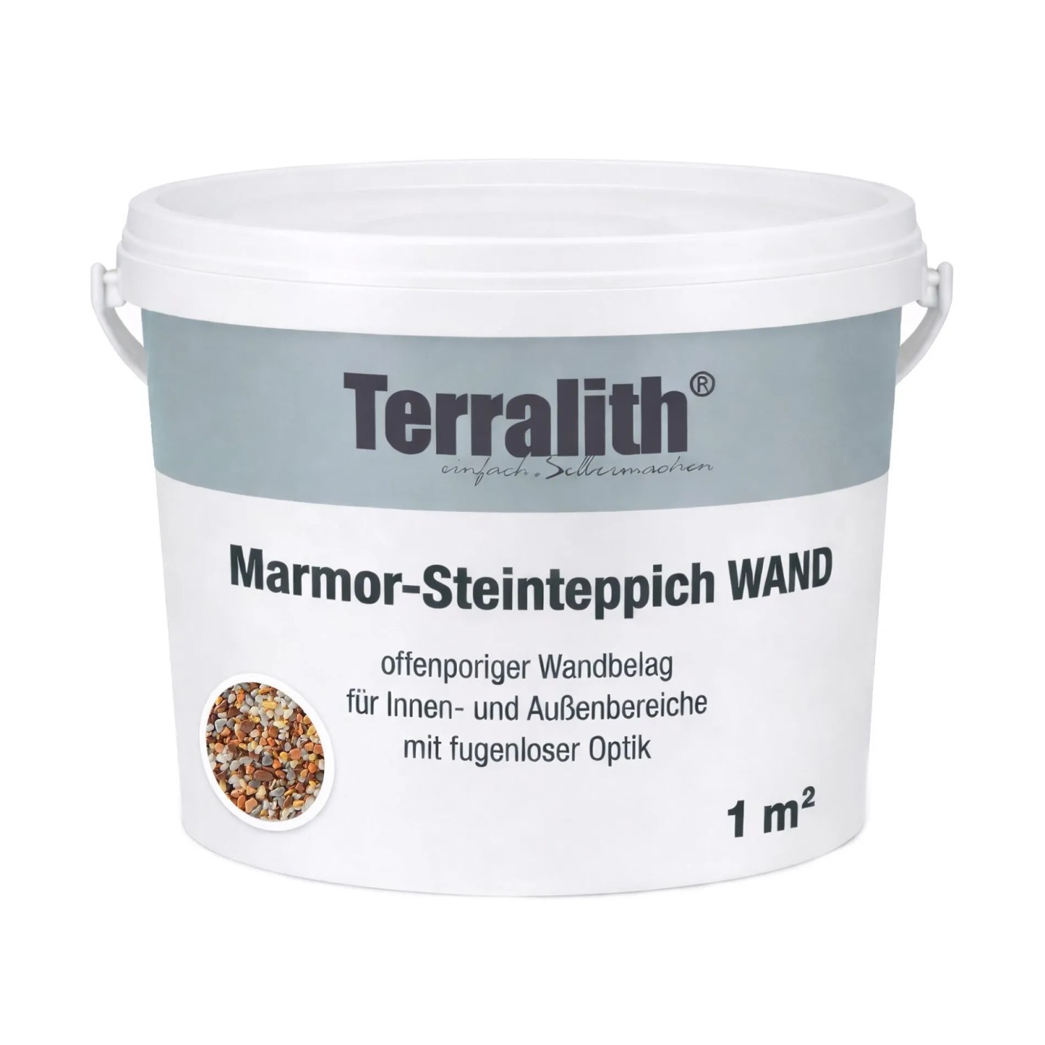 Terralith Marmor - Steinteppich Wand Mix Venezia Fein für 1 m²