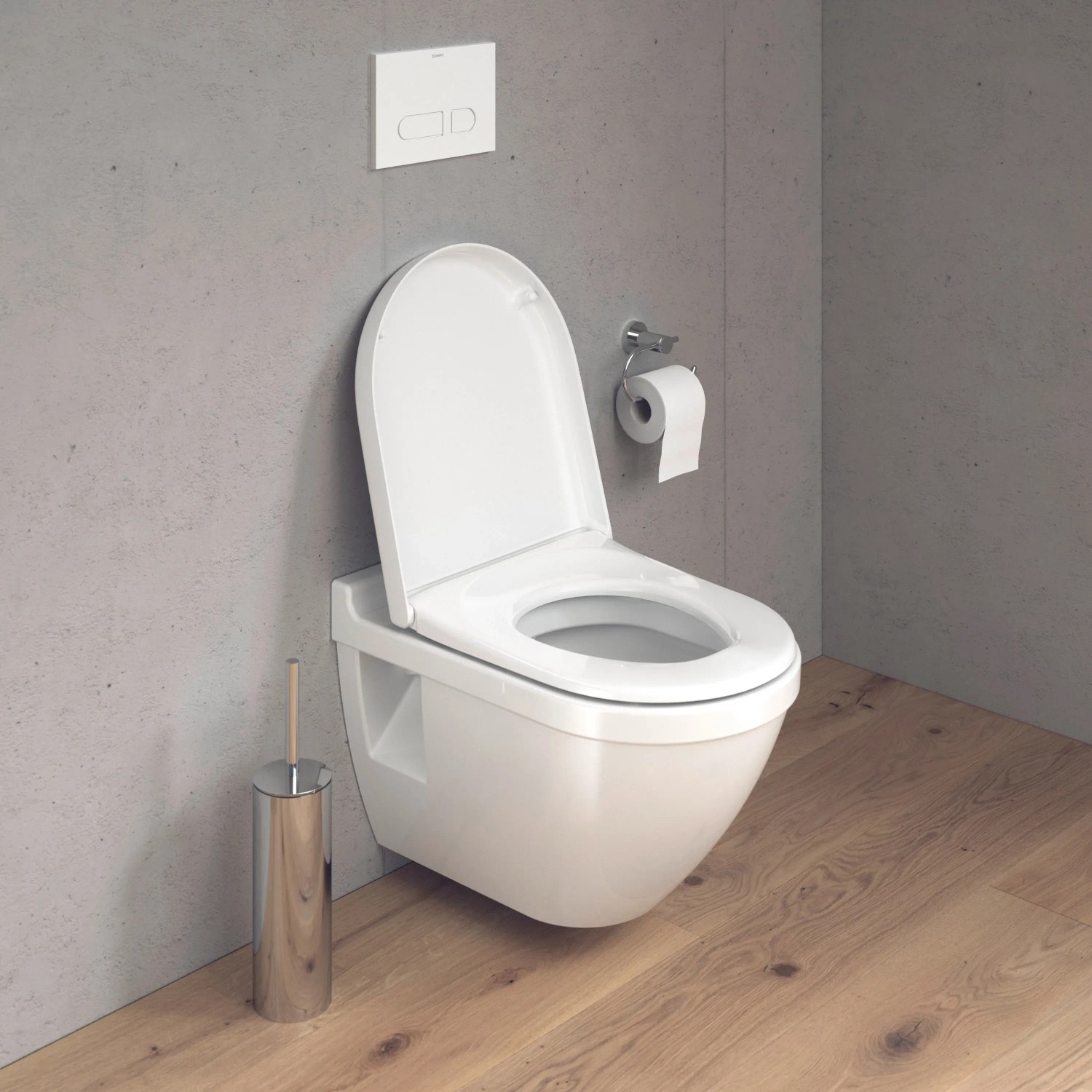 Duravit Wand WC Set Starck 3 Weiß Tiefspüler Inkl. WC-Sitz mit  