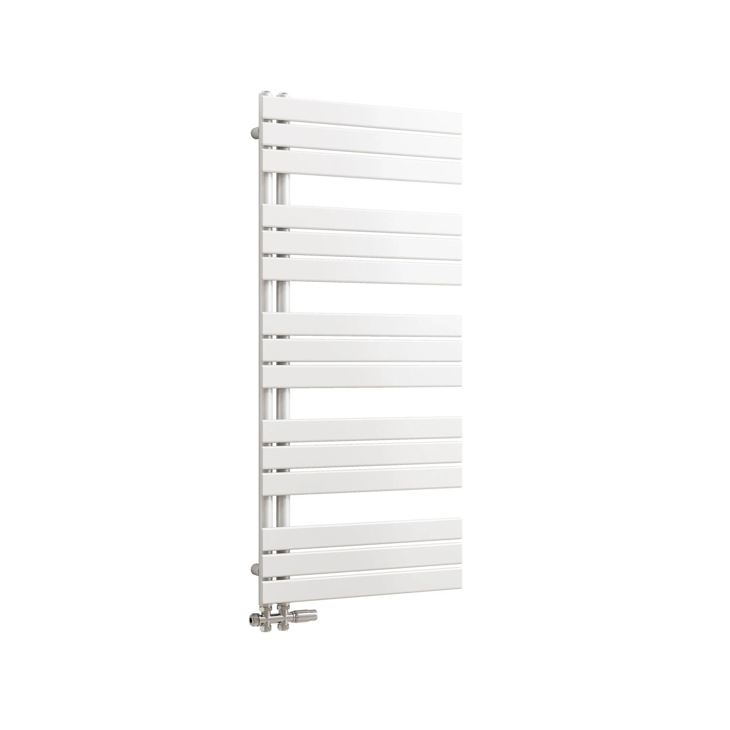 AICA Badheizkörper Flach Heizkörper 132x60cm 875W Weiß Handtuchtrockner mit Seitenanschluss