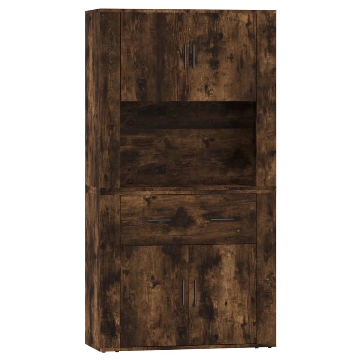 vidaXL Highboard Räuchereiche Holzwerkstoff 3185372