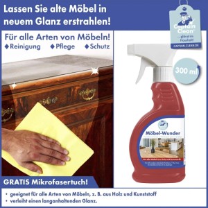 Westfalia MÖBel-Wunder 300 ml mit Mikrofasertuch