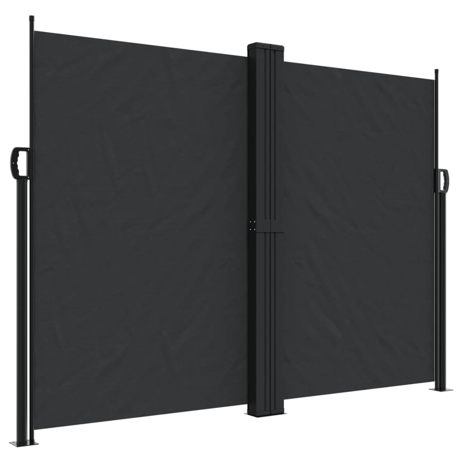 furnicato Seitenmarkise Ausziehbar Schwarz 180x1200 cm günstig online kaufen