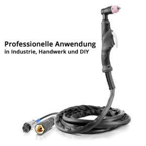 STAHLWERK Plasmaschneidbrenner AG-60/SG-55 mit 8m Schlauchpaket. Ergonomischer Brenner für präzises Schneiden bis 70A.