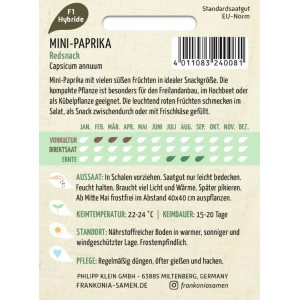 FRANKONIA Mini-Paprika Redsnack