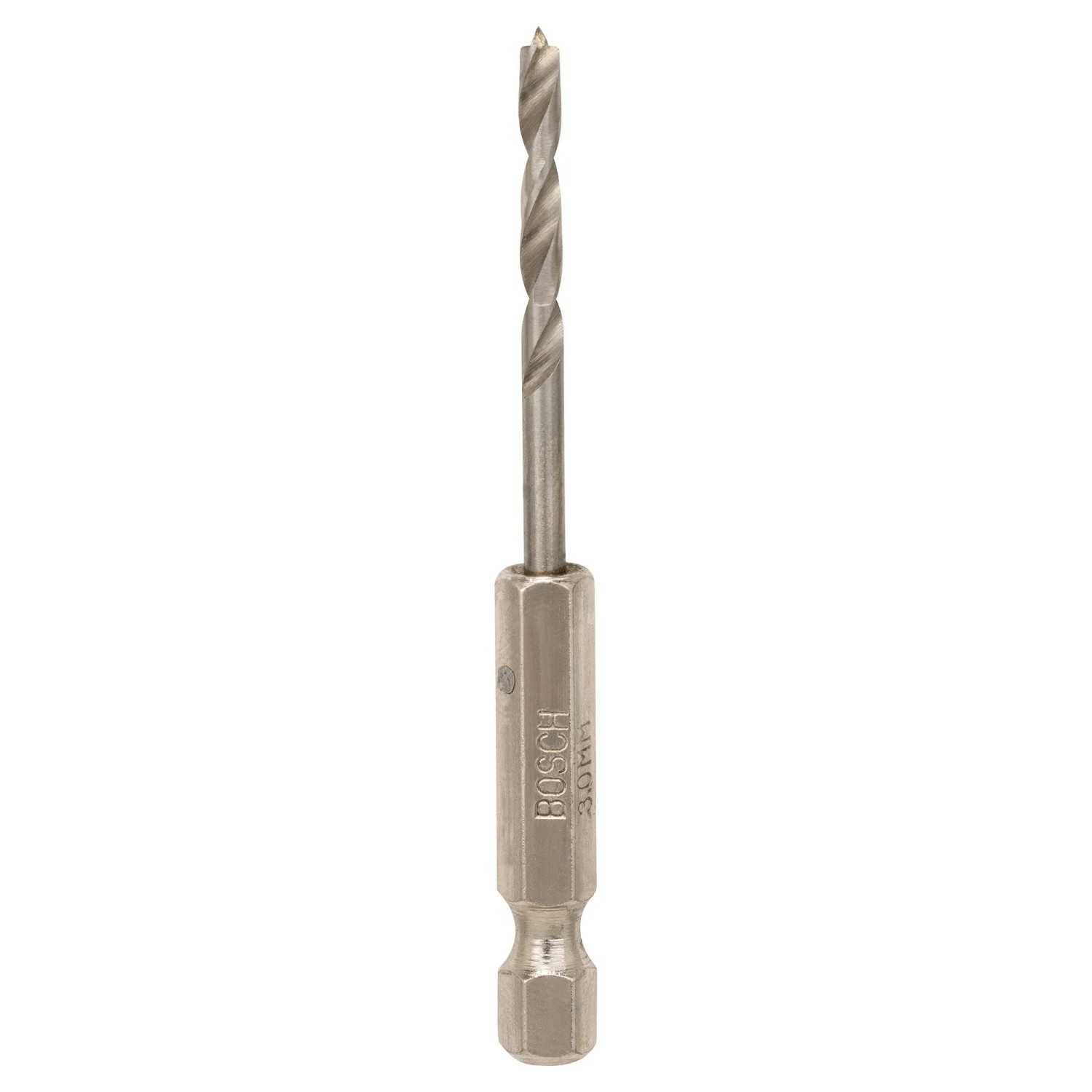 Bosch Holzspiralbohrer Pro Wood HSS Ø 3 mm x 25 mm x 73 mm Silber