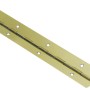 Hettich Stangenscharnier, 1200 mm, Stahl vermessingt, für Möbel und Klappen.