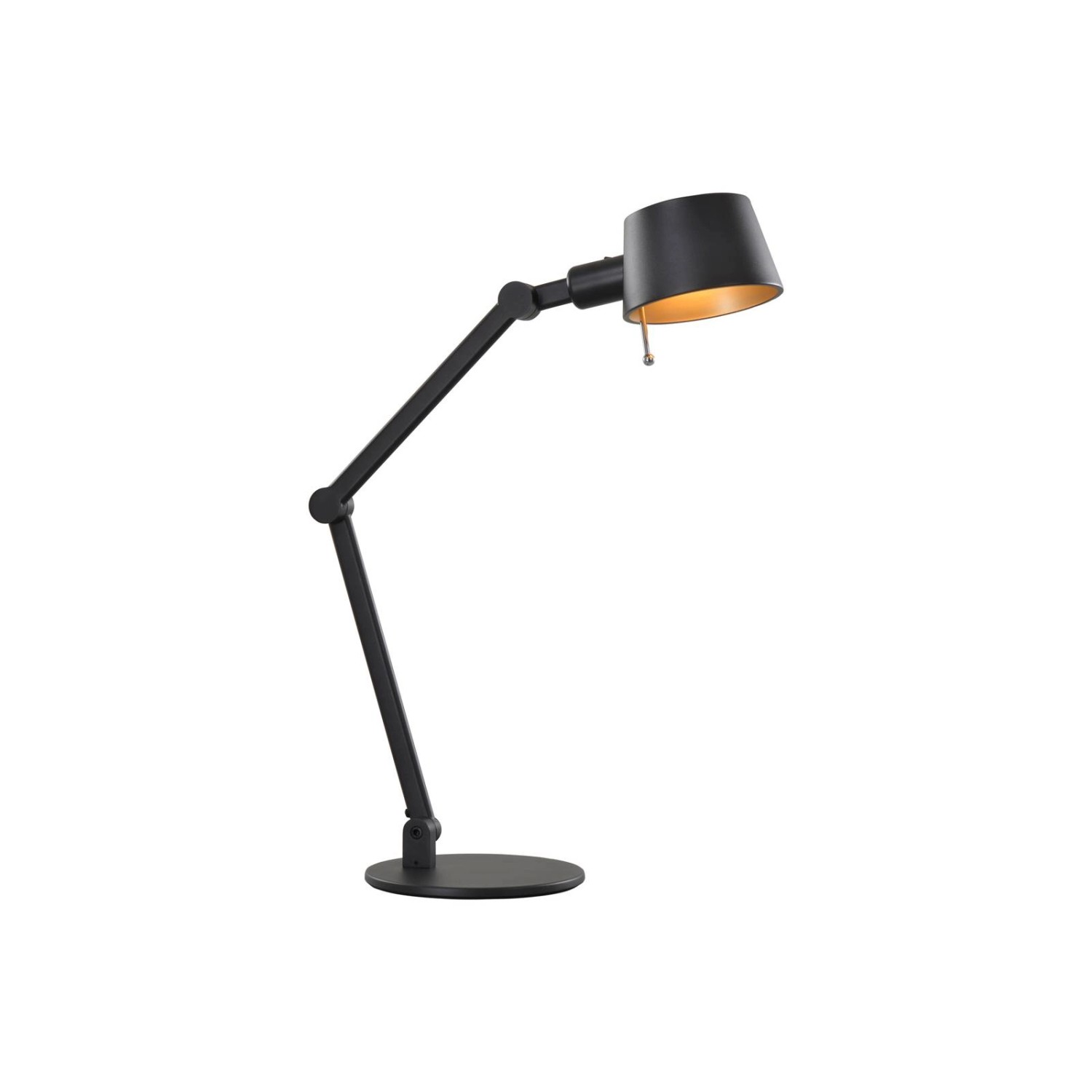Lucande Tischlampe Silka 10020432 Modern in Schwarz aus Metall 1-flammig E2 günstig online kaufen