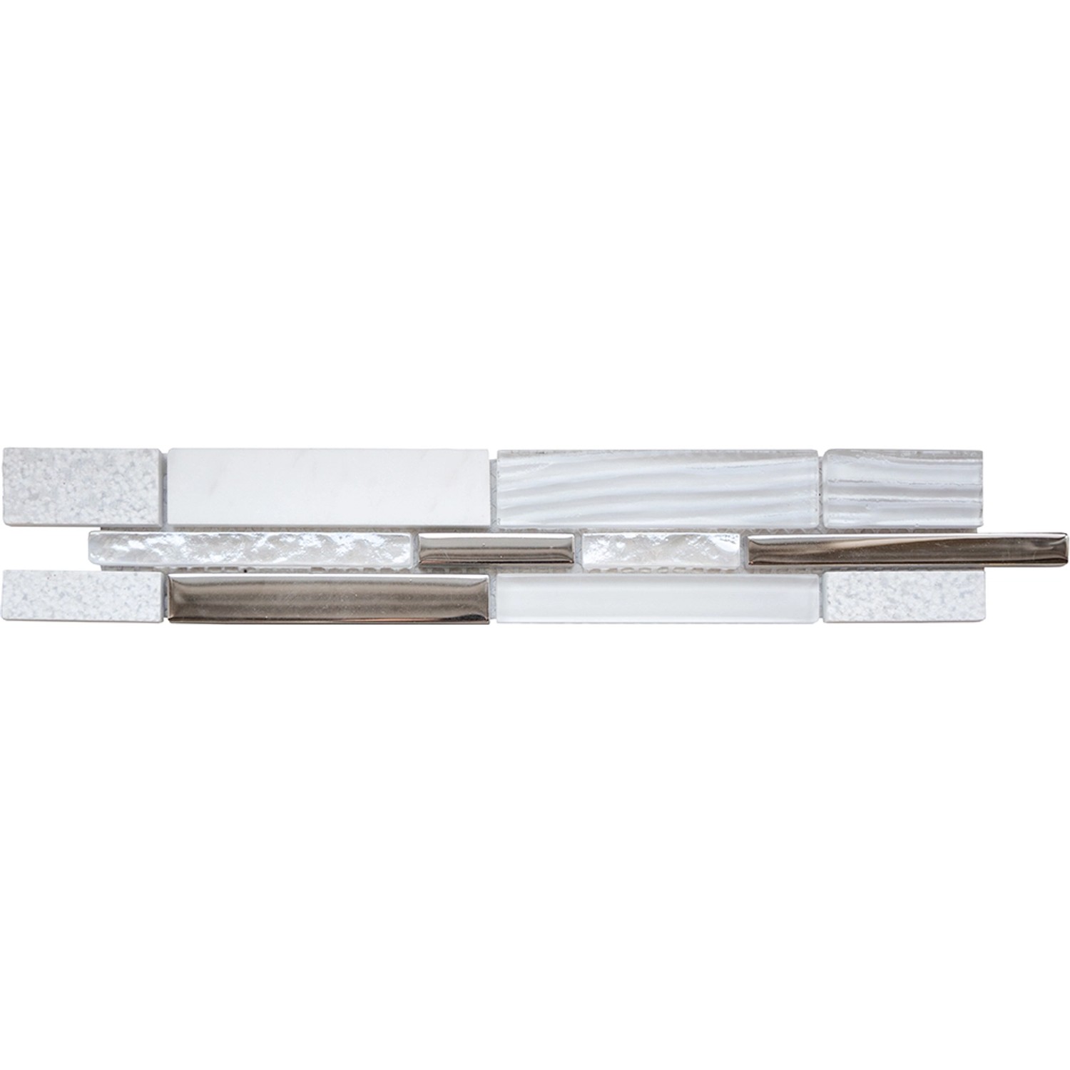 Vabene Bordüre Starlight Bianco 5,2 cm x 30 cm