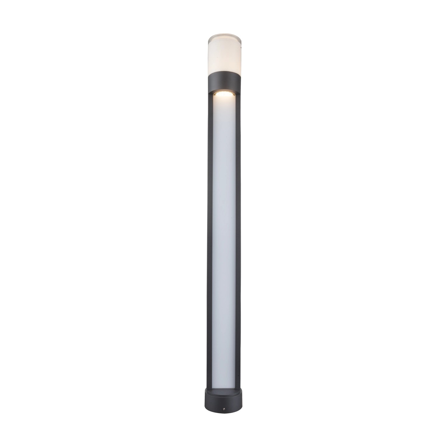 Globo LED-Wegeleuchte Nexa, Aluminium, 110cm hoch, warmweißes Licht für Garten und Wege.