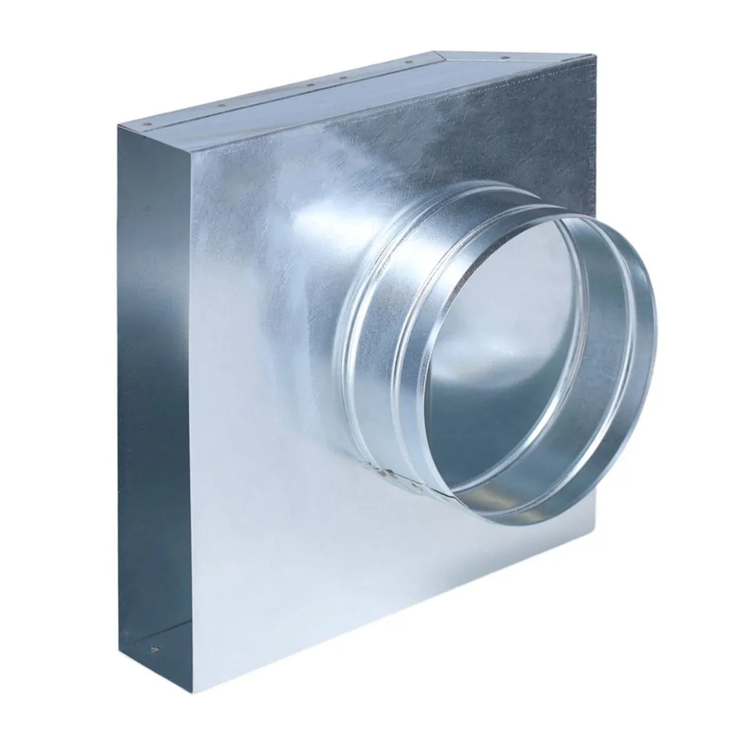 Subtiel Flachkanal Übergang 90° 250 x 50 mm Auf Ø 150 mm