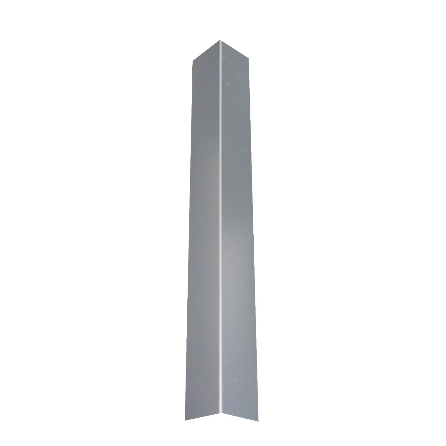 Schlögel Winkel Ral9006 Weißaluminium 1mm Alu Blechwinkel Kantwinkel Kantenschutz Eckwinkel L-Profil Gekantet 1500mm-1mm-150x150mm-90 Grad