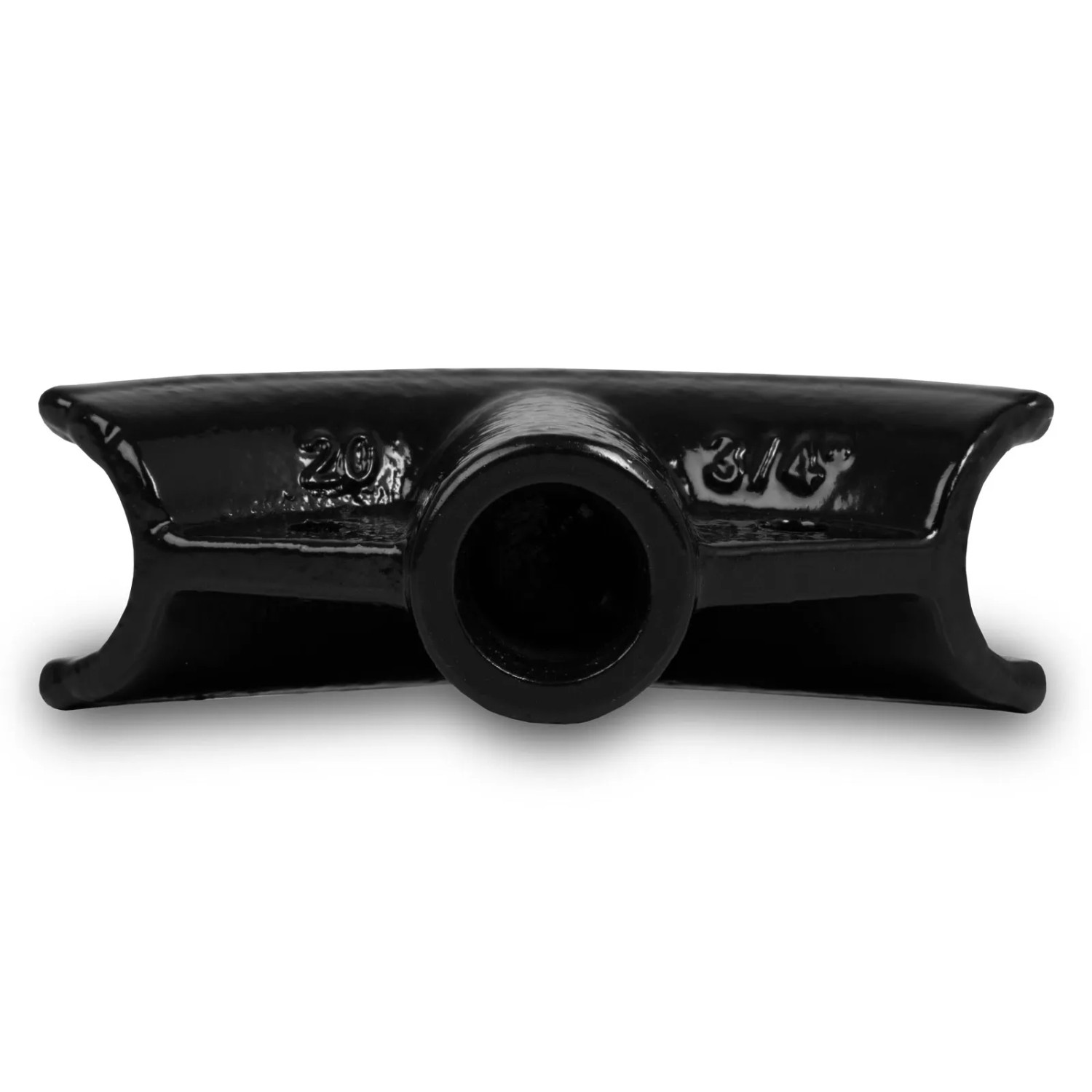 EBERTH Druckstück 3/4 Zoll für Rohrbiegemaschine, Gusseisen, schwarz.