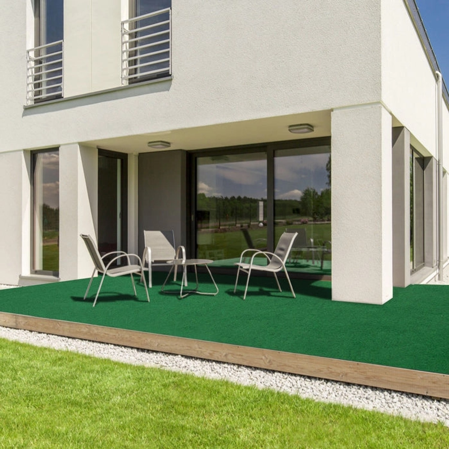 Karat Rasenteppich Farbwunder PRO Zuschnitt Kunstrasen 100 x 400 cm ...