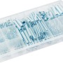 200-teiliges Zug- und Druckfedern-Set in Sortimentsbox für Reparaturen und Projekte.