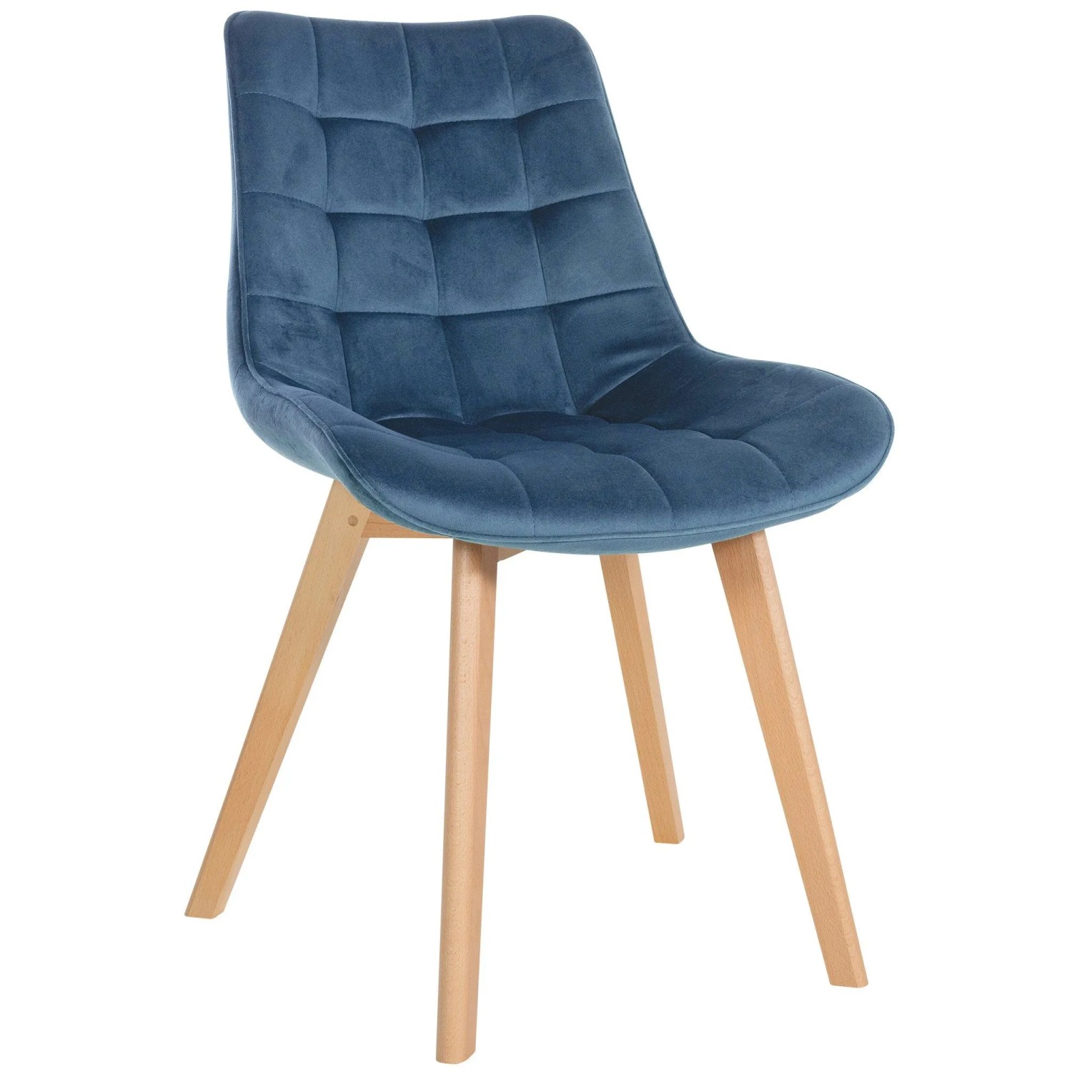 CLP Stuhl Brook Samt Blau
